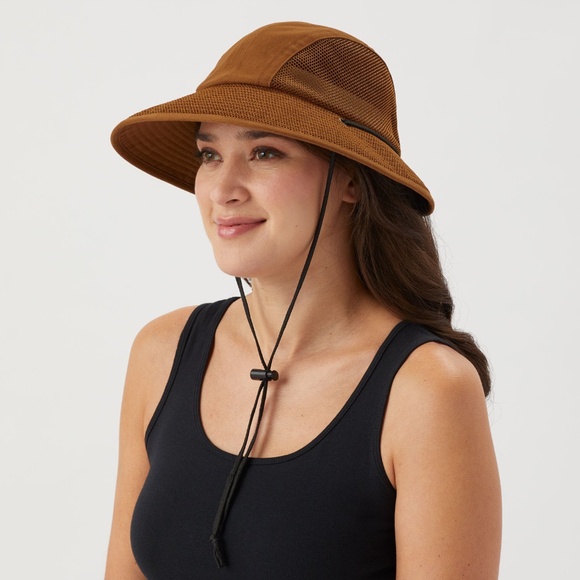 Duluth Trading Women's Crusher Packable Tulip Hat (L/XL Blue) - Picture 2 of 5